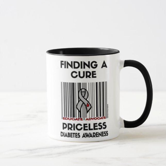 Caneca Sem preço... Diabetes Mug (Direita)