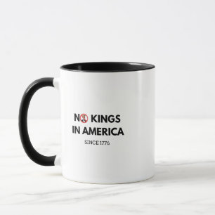 Caneca Sem reis na América desde 1776