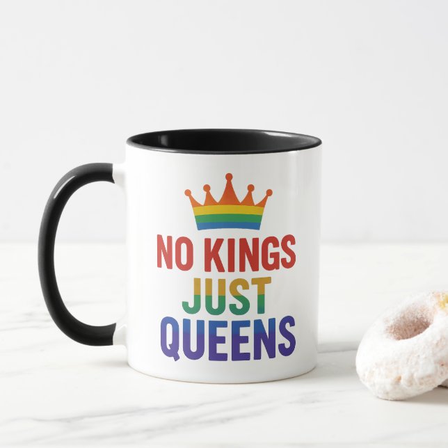 Caneca Sem Reis Somente Rainhas (Com Donut)