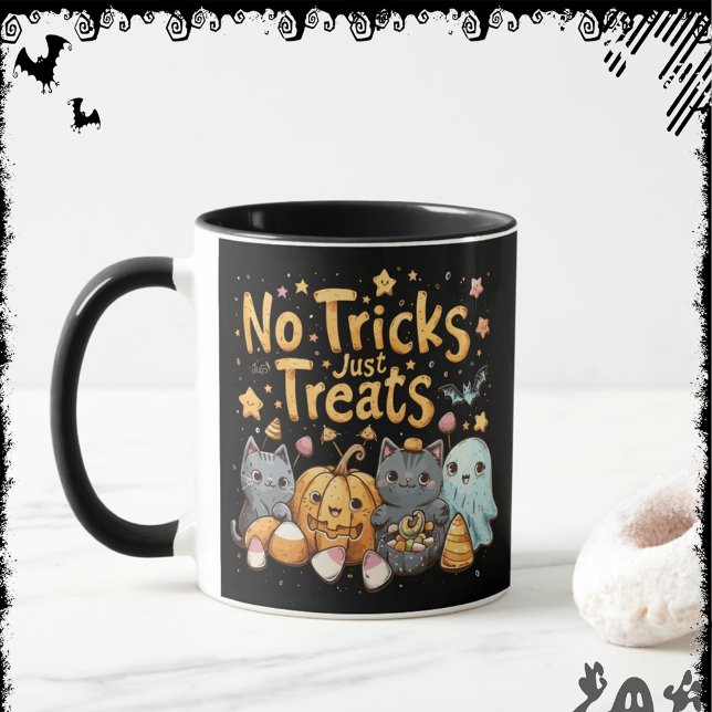 Caneca Sem Truques Somente Guloseimas | ExDesigner | Hall (Criador carregado)