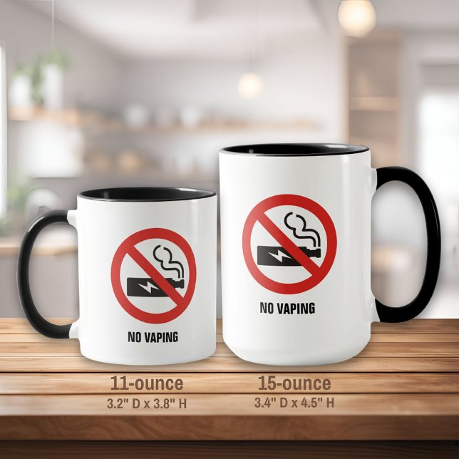 Caneca Sem Vaping (Criador carregado)