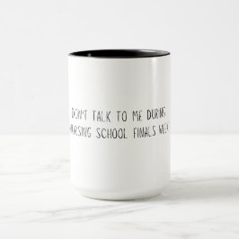 Caneca Semana de Provas da Faculdade de Enfermagem