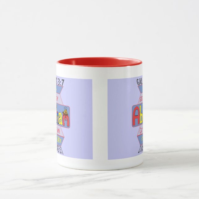 Caneca Sementes de Abraão I EngEsp I Combo I Vermelho (Centro)