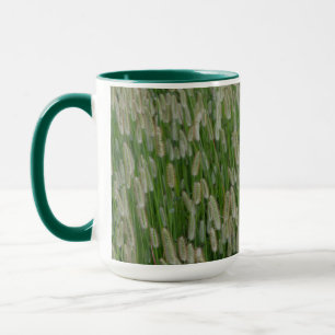 Caneca Sementes De Grãos Verdes Altas