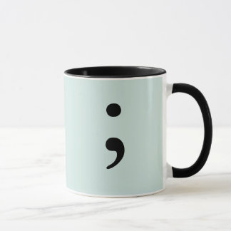 Caneca Semicolon (cerceta clara)