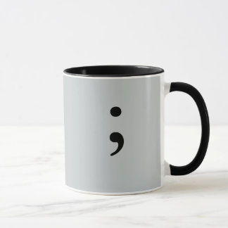Caneca Semicolon (cinzas)