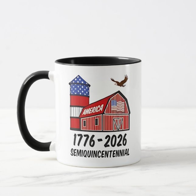 Caneca Semiquinentenário dos EUA 250º Aniversário 1776-20 (Esquerda)