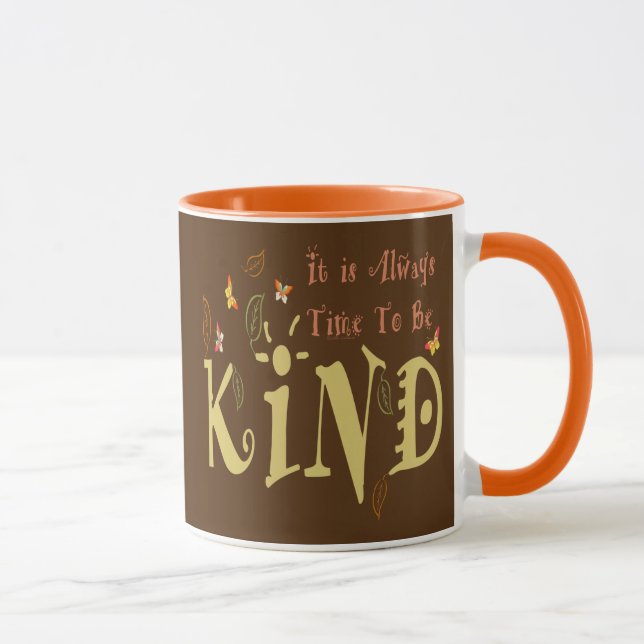 Caneca Sempre Chegou A Hora De Ser Bastante. (Direita)