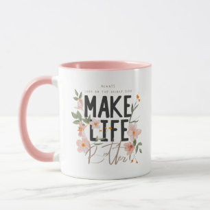 Caneca Sempre olhe para o lado direito