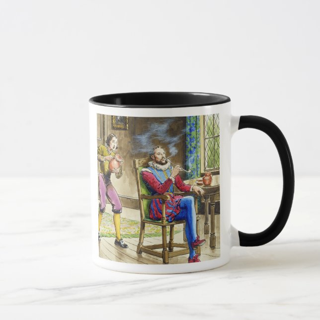 Caneca Senhor Walter Raleigh (1554-1618) 'das (Direita)