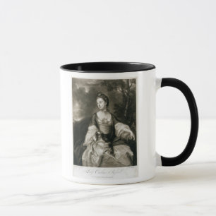 Caneca Senhora Caroline Russell, gravado por James