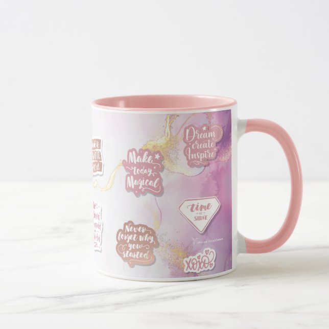 Caneca Senhora Chefe Motivacional, conquista e sucesso (Direita)