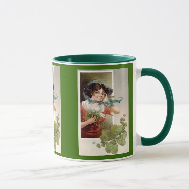 Caneca Senhora com Shamrocks (Direita)