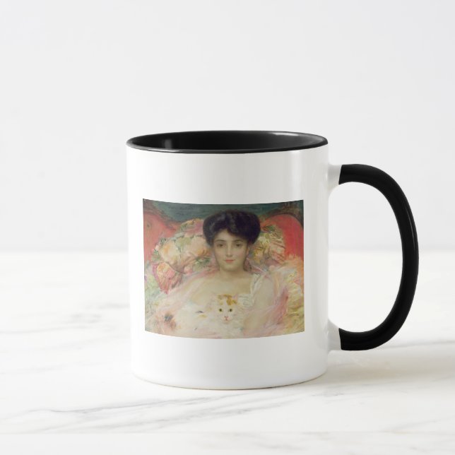 Caneca Senhora com um gato, 1904 (Direita)