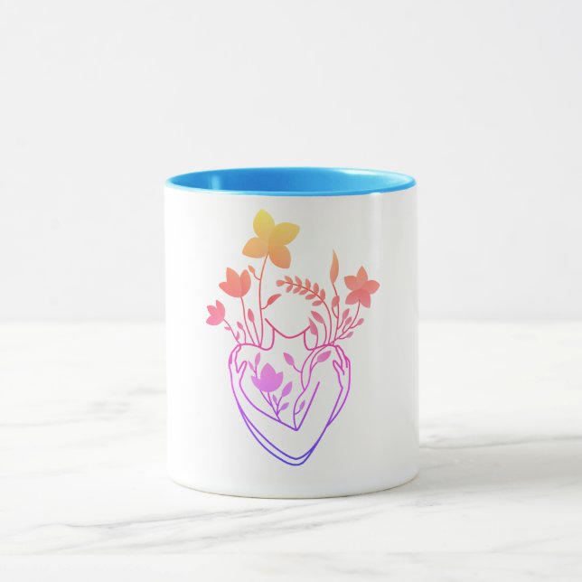 Caneca Senhora da Flor - Edição Azul Retroativa (Centro)