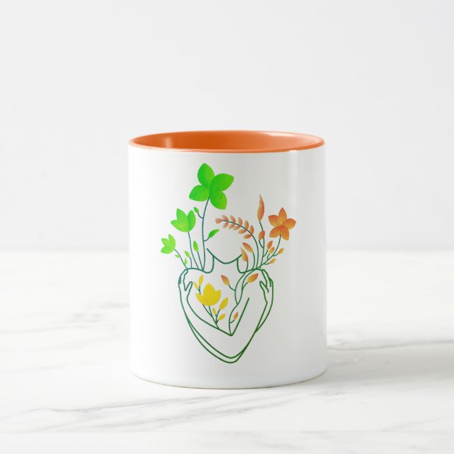 Caneca Senhora da Flor - Edição Laranja Retroativa (Centro)