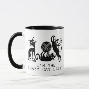 Caneca Senhora de Gato Louca