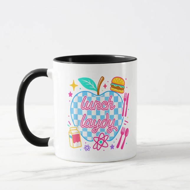 Caneca Senhora do Almoço de Volta às Listras de Aulas Pri (Esquerda)