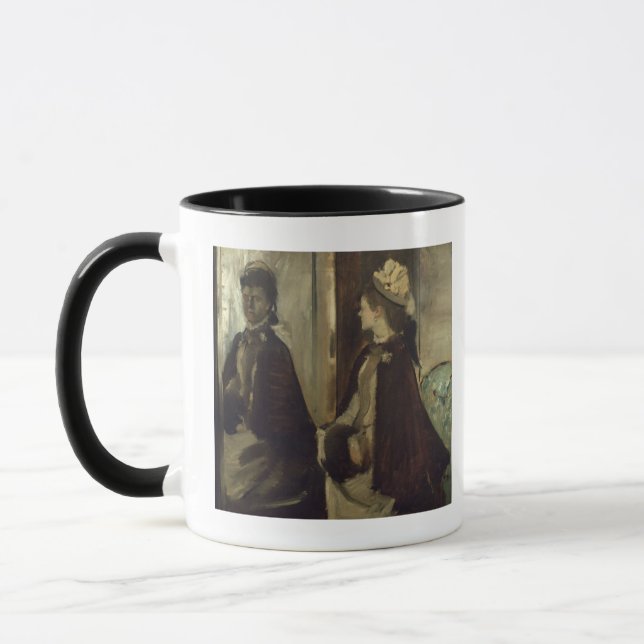 Caneca Senhora Jeantaud de Edgar Degas | no espelho (Esquerda)