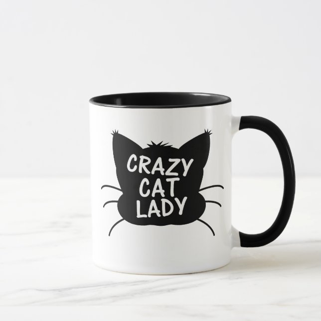Caneca Senhora louca do gato (Direita)