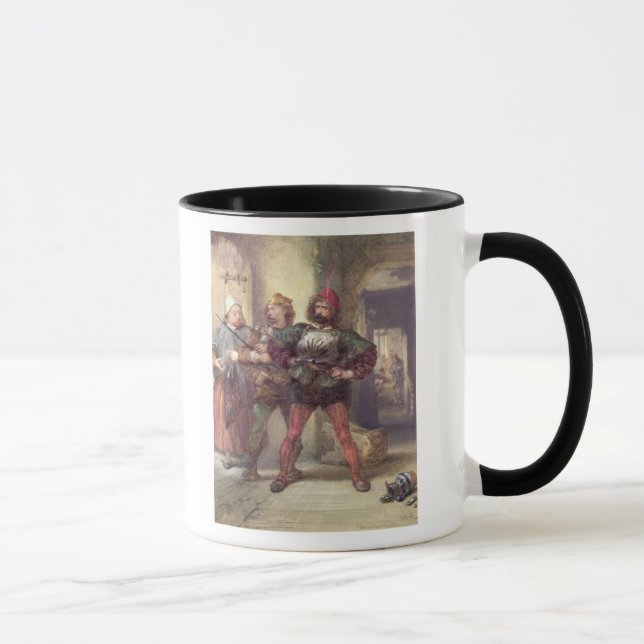 Caneca Senhora rapidamente, Nym e Bardolph (Direita)