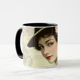 Caneca senhora vintage