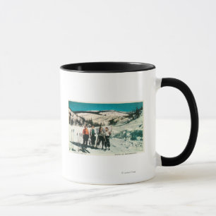 Caneca Senhoras SkiingWashington do parque estadual do