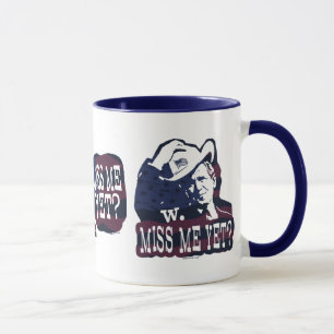 Caneca Senhorita Me Ainda? G.W. Bush Engrenagem