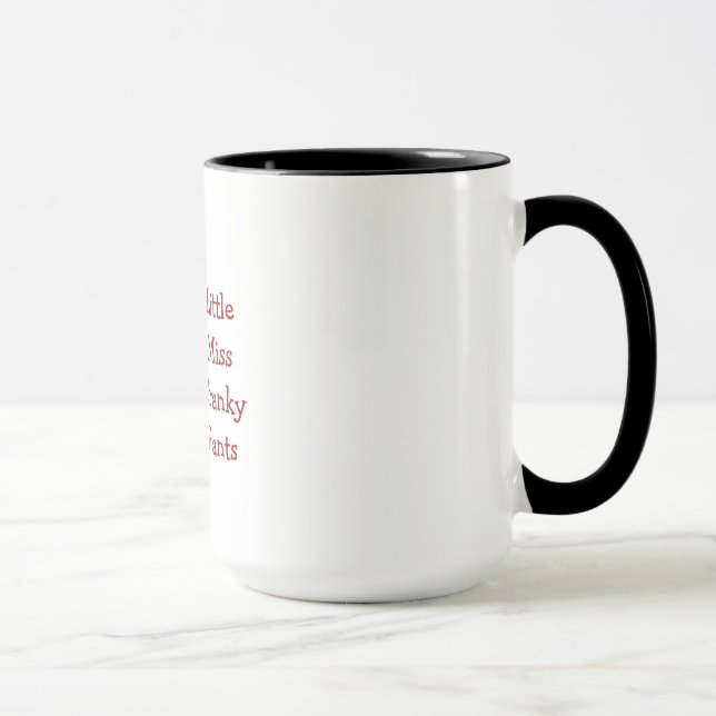 Caneca Senhorita pequena Irritadiço Calça: Menina (Direita)