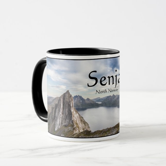 Caneca Senja Norway Souvenir (Frente Esquerda)