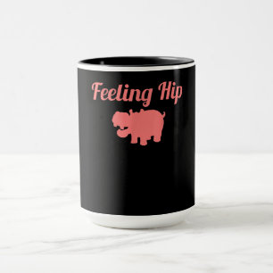 Caneca Sensação de Hip Hippopotamus Engraçado Presente
