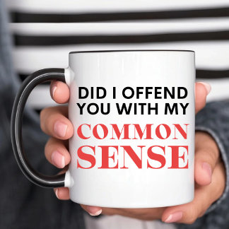 Caneca Senso comum