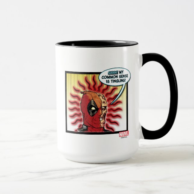 Caneca Sensor Comum de Deadpool (Direita)