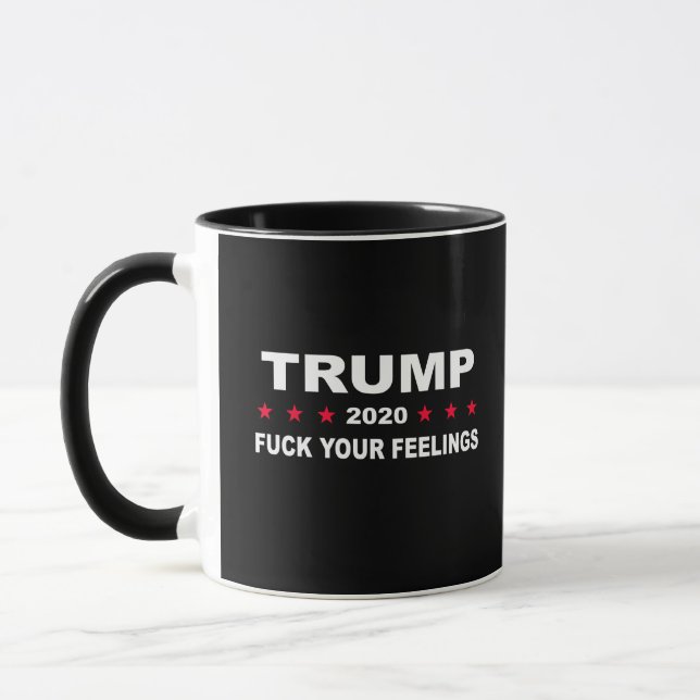 Caneca Sentimentos do Trump 2020 (Esquerda)