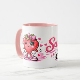 Caneca Sentindo-se Frutado - Doce mas Atrevido - Amantes 