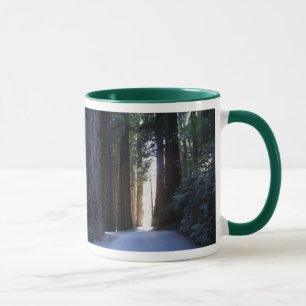 Caneca Sequóias vermelhas magníficas