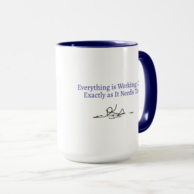 Caneca SER. AGORA.'' Café Inspiracional Mug de 15oz (Frente Esquerda)