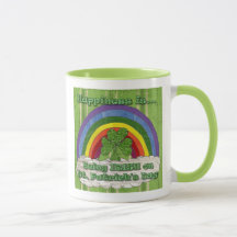 Ser Irlandês no Dia de São Patrício Café Mug