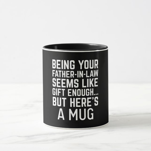 Caneca Ser seu sogro parece ser presente suficiente (Centro)