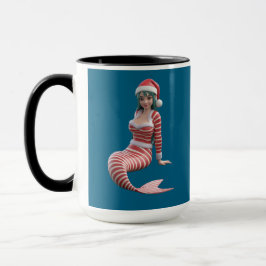 Caneca Sereia de Natal