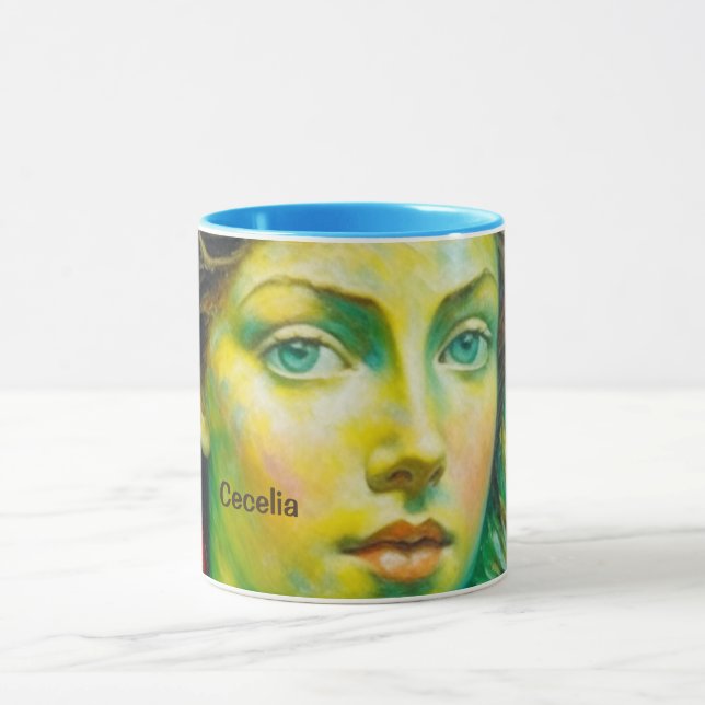 Caneca Sereia e mar personalizados (Centro)