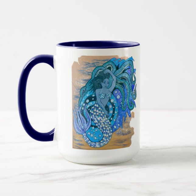 Caneca Sereia e polvo (Esquerda)
