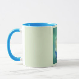 Caneca Sereia em azul