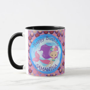 Caneca Sereia Feliz Natal Feliz, PAPEL Mug