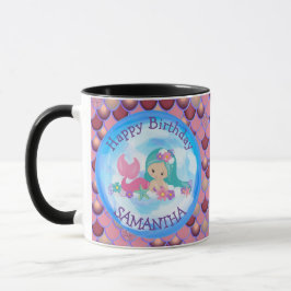 Caneca Sereia Feliz Natal Feliz, PAPEL Mug