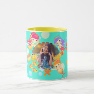 Caneca Sereia Foto Aqua
