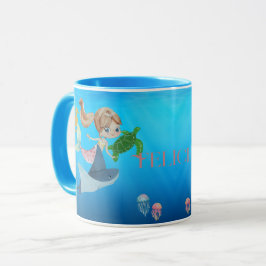 Caneca Sereia Personalizada