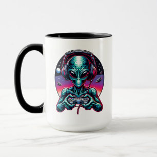 Caneca Serem Extraterrestres de Alienígenas de jogos