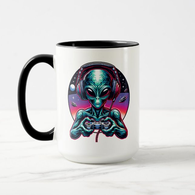 Caneca Serem Extraterrestres de Alienígenas de jogos (Esquerda)