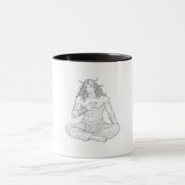 Caneca Serene Elf Warrior | Fantasy Anime Character Art